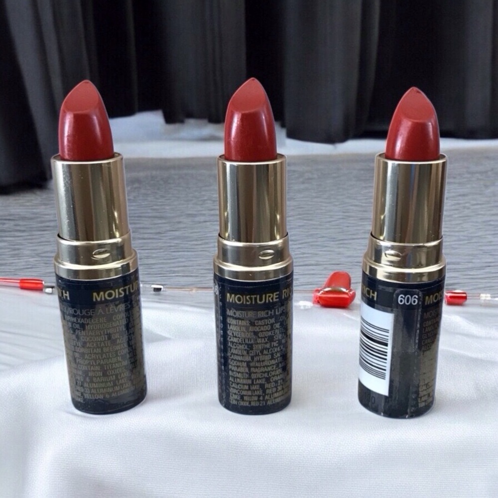 🆕3pcs Max Factor Moisture Rich Lipstick
